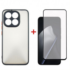 Чохол-накладка Dengos Matt для Xiaomi 15T Black (DG-KM-199) + захисне скло
