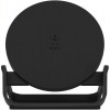 Безпровідний зарядний пристрій Belkin Stand Wireless Charging Qi Black (WIB001ttBK)