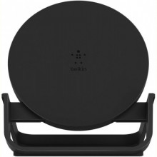 Безпровідний зарядний пристрій Belkin Stand Wireless Charging Qi Black (WIB001TTBK)