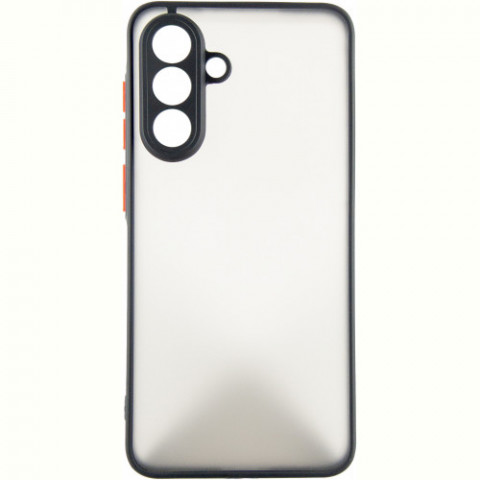 Чохол-накладка Dengos для Samsung Galaxy A36 SM-A366 Black Full Glue (DG-KM-145) + захисне скло