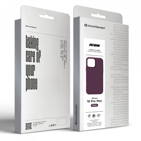 Чохол ArmorStandart ICON2 Case для Apple iPhone 16 Pro Max Plum (ARM81307)