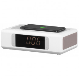 Мультимедійна акустика 2E SmartClock Wireless Charging White (2E-AS01QIWT)