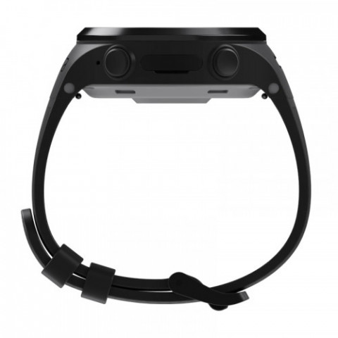 Дитячий смарт-годинник Elari KidPhone 4G Round Black (KP-4GRD-B)