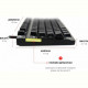 Клавіатура бездротова Motospeed GK82 Outemu Blue Ukr (mtgk82bmb) Black USB