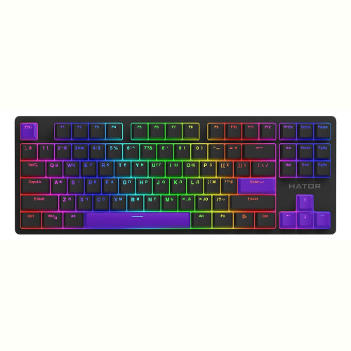 HATOR Vivid Lilac PBT keycaps - ESC/SPACE/ENTER/R.SHIFT/ARROWS (HTS-716) Купити в Україні