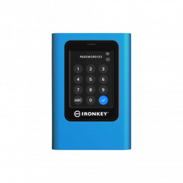 Накопичувач зовнішній SSD Portable USB 3.84TB Kingston IronKey Vault Privacy 80 (IKVP80ES/3840G)