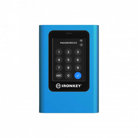Накопичувач зовнішній SSD Portable 3.84TB Kingston IronKey Vault Privacy 80 (IKVP80ES/3840G)