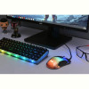 Клавіатура 2E Gaming KG345 RGB 68key USB Transparent