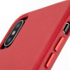 Чохол-накладка Case-Mate Barely There Leather для Apple iPhone X / iPhone XS Red (CM037748)