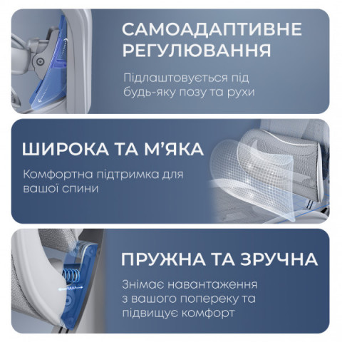 Крісло офісне з підставкою для ніг Sihoo DORO C300L Mesh White with footrest (DORO-C300L-A3-102-JT) Купити в Україні