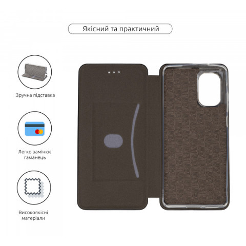 Чохол-книжка ArmorStandart G-Case для Motorola G85 5G Black (ARM77320)