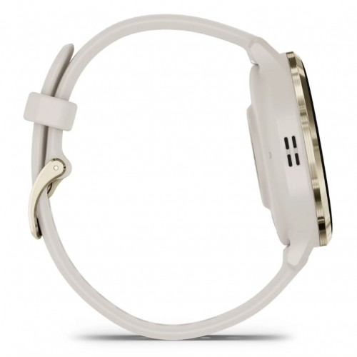 Смарт-годинник Garmin Venu 3s Soft Gold Stainless Steel Bezel with Ivory Case and Silicone Band (010-02785-54)