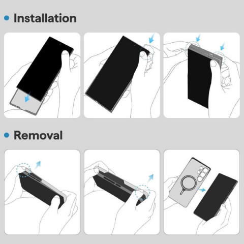 Чохол Pitaka Ultra-Slim Case для Samsung Galaxy S25 Black/Grey Twill (KS2501)