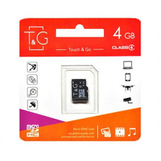 Карта пам`ятi MicroSDHC 4GB Class 4 T&G (TG-4GBSDCL4-00)