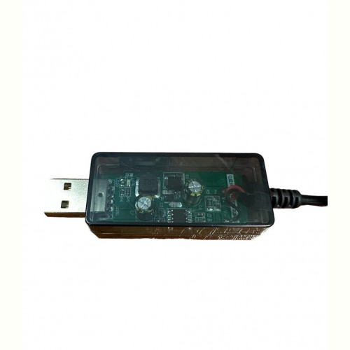 Адаптер XoKo USB - DC (M/M), 5/12В, 0.8 м, Black (DC-5-12-1,5A)