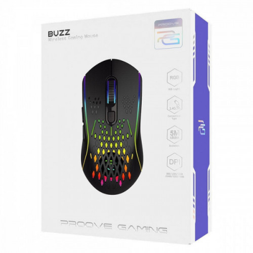 Бездротова ігрова миша Proove Gaming Buzz black Купити в Україні