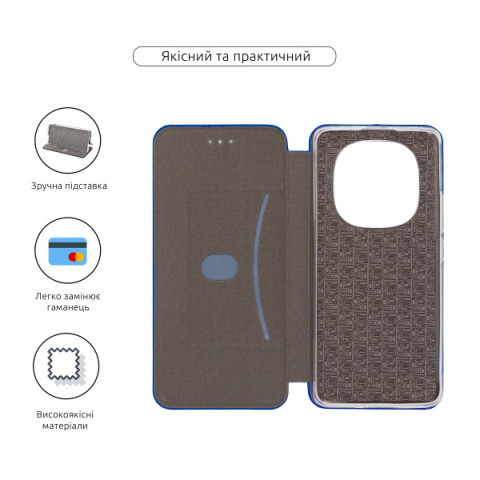 Чохол-книжка ArmorStandart G-Case для Xiaomi Redmi Note 14 Pro 4G Blue (ARM79787)
