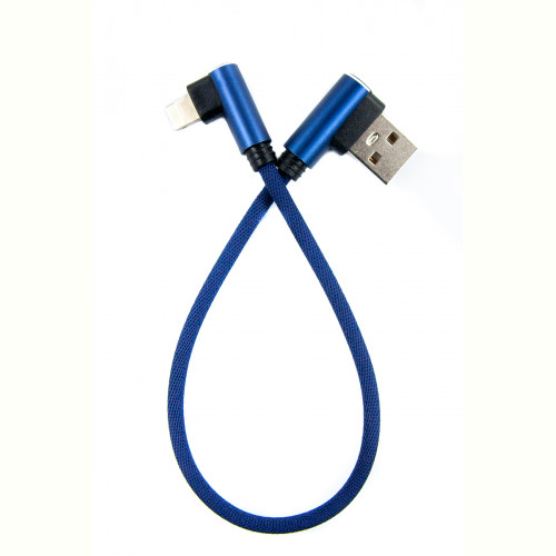 Кабель Dengos USB-Lightning 0.25м Blue (NTK-L-UG-SHRT-SET-BLUE)