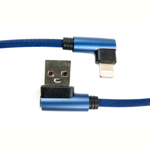 Кабель Dengos USB-Lightning 0.25м Blue (NTK-L-UG-SHRT-SET-BLUE)