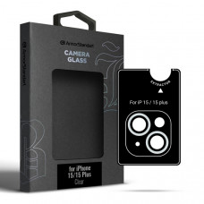 Захисне скло для камери ArmorStandart Supreme Black Icon для iPhone 15/15 Plus Clear (ARM76599)