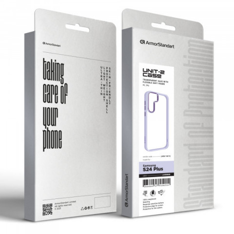 Чохол ArmorStandart UNIT2 для Samsung S24 Plus Lavender (ARM74819)