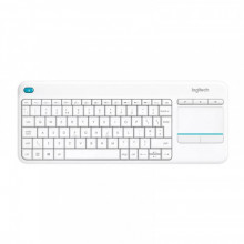 Клавіатура бездротова Logitech K400 Plus White (920-007146)