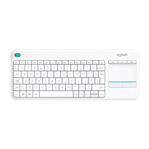 Клавіатура бездротова Logitech K400 Plus White (920-007146)