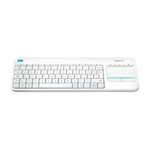Клавіатура бездротова Logitech K400 Plus White (920-007146)