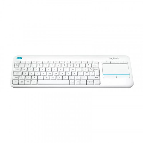 Клавіатура бездротова Logitech K400 Plus White (920-007146)