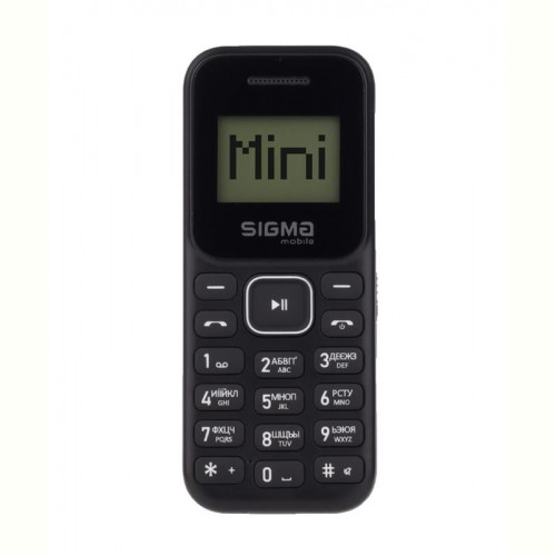 Мобiльний телефон Sigma mobile X-style 14 Mini Dual Sim Black