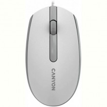 Миша Canyon M-10 USB White Grey (CNE-CMS10WG)