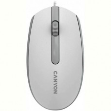 Миша Canyon M-10 USB White Grey (CNE-CMS10WG)