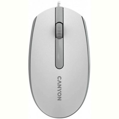 Миша Canyon M-10 USB White Grey (CNE-CMS10WG)