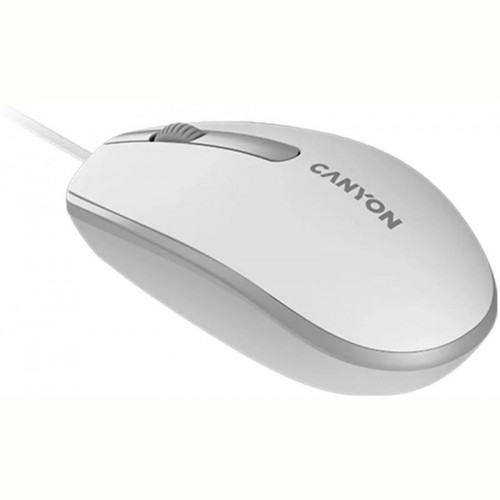 Миша Canyon M-10 USB White Grey (CNE-CMS10WG)