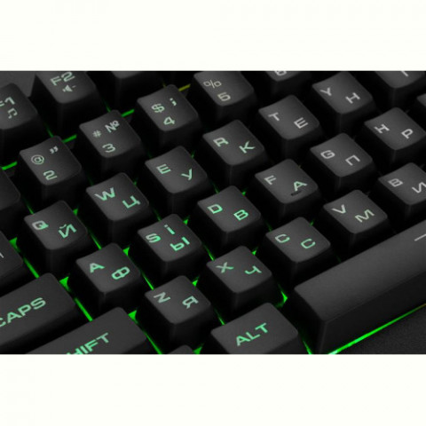 Клавіатура 2E Gaming KG330 LED Ukr (2E-KG330UBK) Black USB