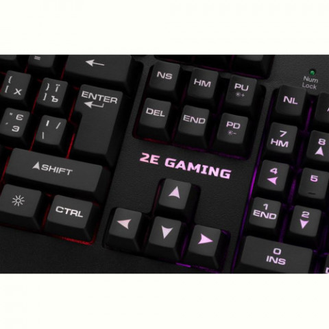Клавіатура 2E Gaming KG330 LED Ukr (2E-KG330UBK) Black USB
