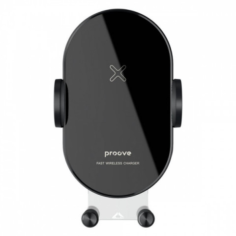 Автомобільний тримач з Бездротовим ЗП Proove Rounded Energy 15W black Купити в Україні