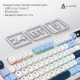 Клавіатура бездротова Ajazz AF98 Plus Glacier Blue (AF98-PLUS-GB)