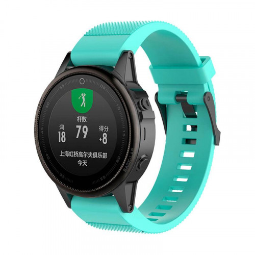 Ремінець для Garmin QuickFit 20 Dots Silicone Band Teal (QF20-STSB-TEAL)