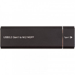 Зовнішня кишеня PowerPlant для SSD M.2 SATA USB3.2 (HC380305)