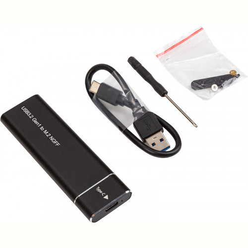 Зовнішня кишеня PowerPlant для SSD M.2 SATA USB3.2 (HC380305)