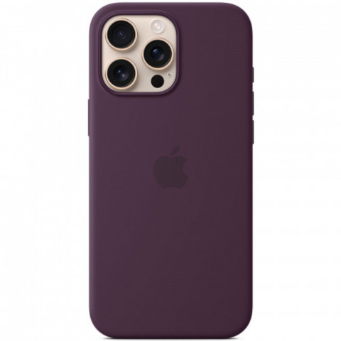 Чохол-накладка Apple Silicone Case with MagSafe для Apple iPhone 16 Pro Max Plum (MYYW3)
