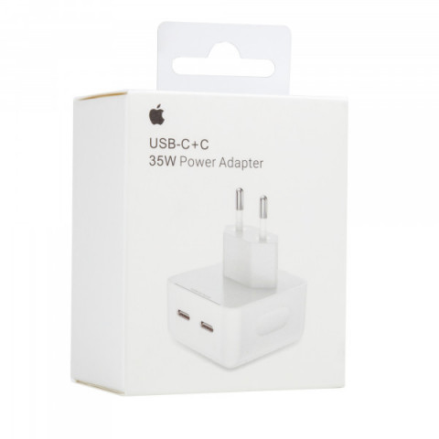 Зарядний пристрій Original 35W Dual USB-C Port Compact Power Adapter (MNWM3AM) (HC) (ARM62028)