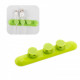 Органайзер для кабеля магнітний Extradigital Cable Clips CC-952 Green (KBC1704)