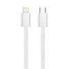 Кабель ColorWay Lightning + USB Type-C (M/M), 3.0 А, 1 м, Grey (CW-CBPDCL061-GR)