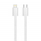Кабель ColorWay Lightning + USB Type-C (M/M), 3.0 А, 1 м, Grey (CW-CBPDCL061-GR)