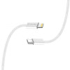 Кабель ColorWay Lightning + USB Type-C (M/M), 3.0 А, 1 м, Grey (CW-CBPDCL061-GR)