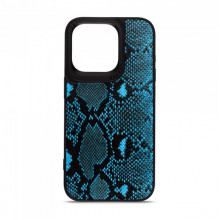 Чохол Harder Genuine Snake для Apple iPhone 14 Pro Dark Blue (ARM76787)