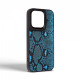 Чохол Harder Genuine Snake для Apple iPhone 14 Pro Dark Blue (ARM76787)