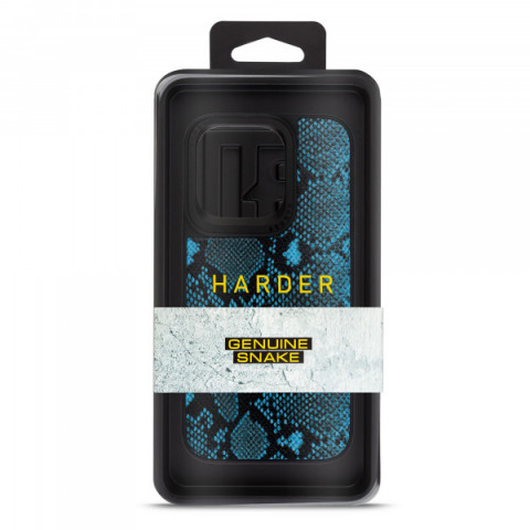 Чохол Harder Genuine Snake для Apple iPhone 14 Pro Dark Blue (ARM76787)